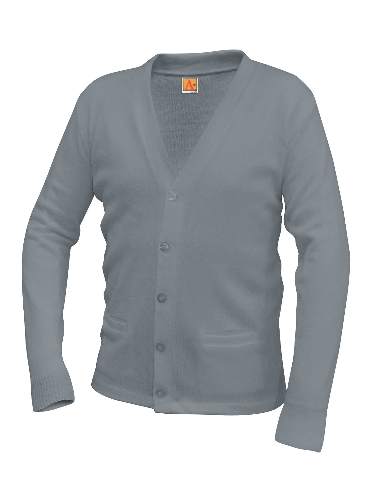 Unisex Adult and Youth Cardigan - 6300 - Grey Heather