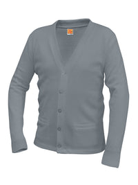 Unisex Adult and Youth Cardigan - 6300 - Grey Heather