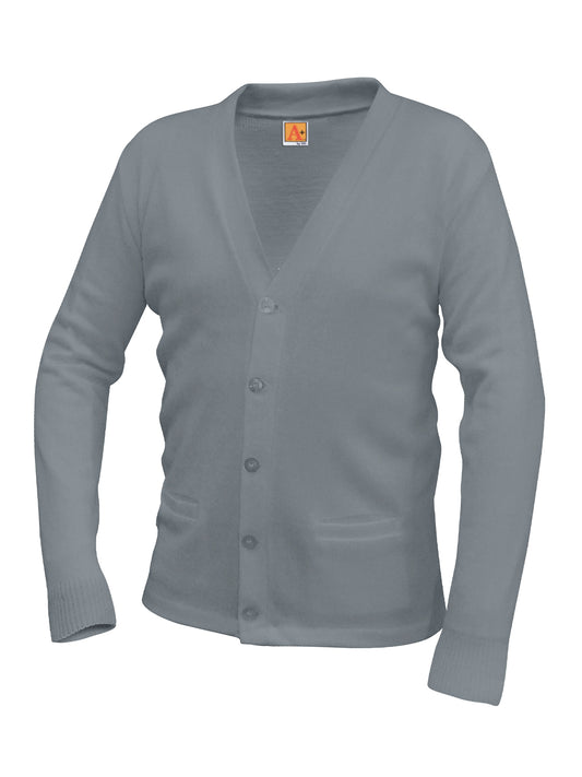 Unisex Adult and Youth Cardigan - 6300 - Grey Heather