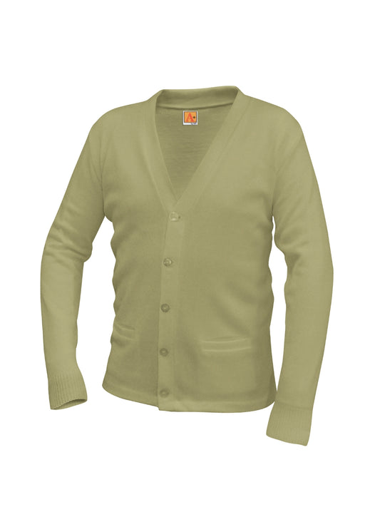 Unisex Adult and Youth Cardigan - 6300 - Khaki