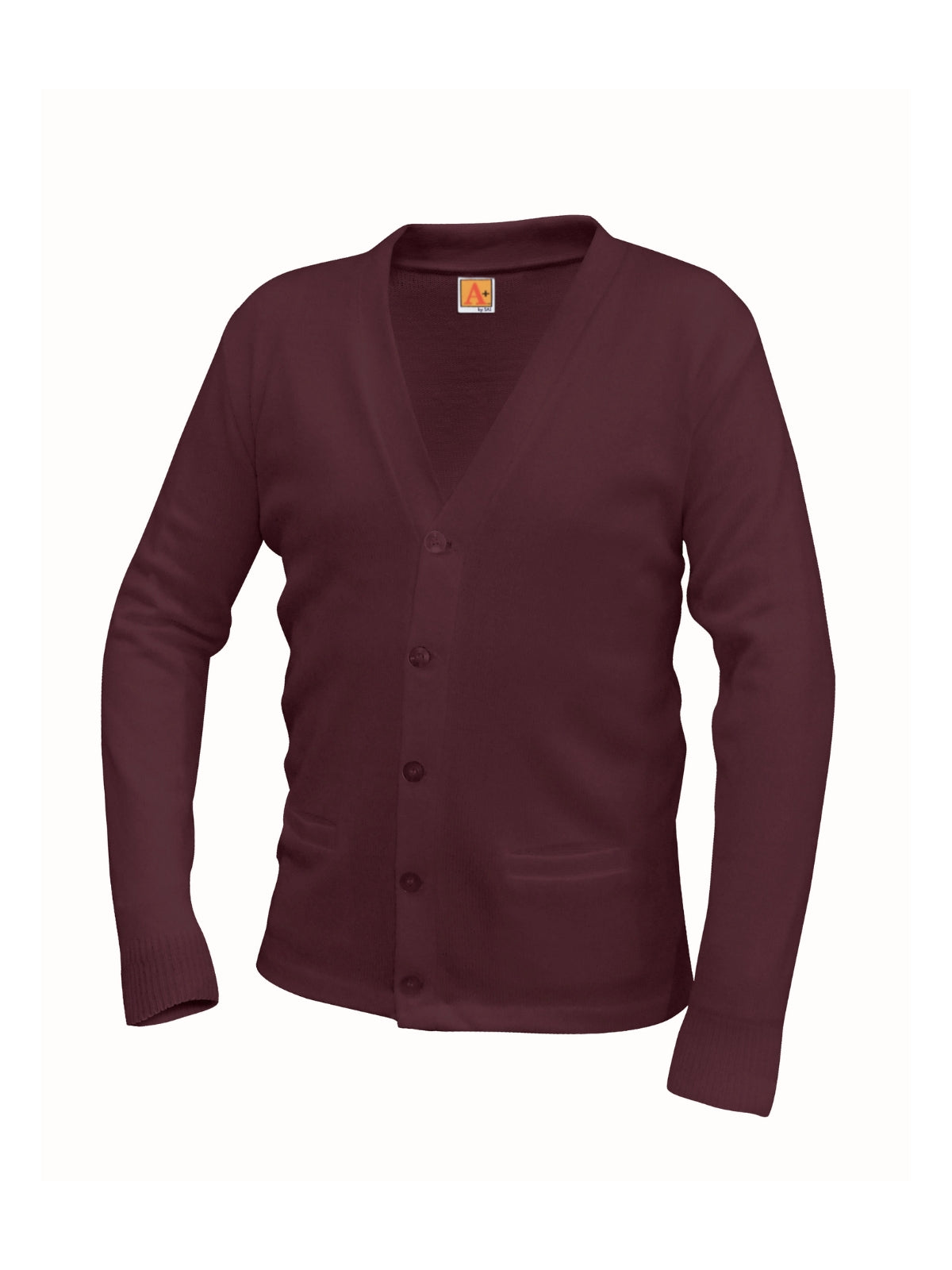 Unisex Adult and Youth Cardigan - 6300 - Mulberry