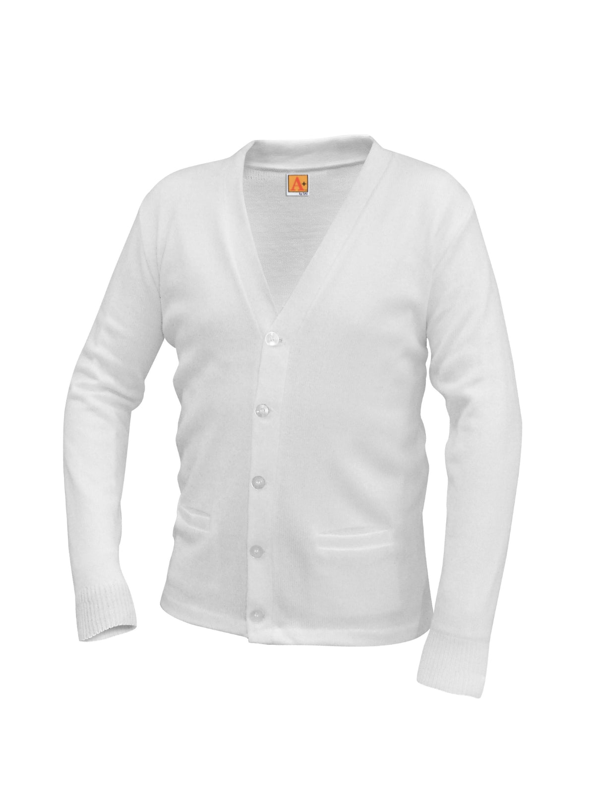 Unisex Adult and Youth Cardigan - 6300 - White