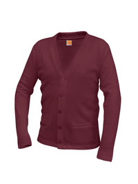 Unisex Adult and Youth Cardigan - 6300 - Wine