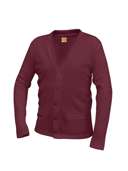 Unisex Adult and Youth Cardigan - 6300 - Wine