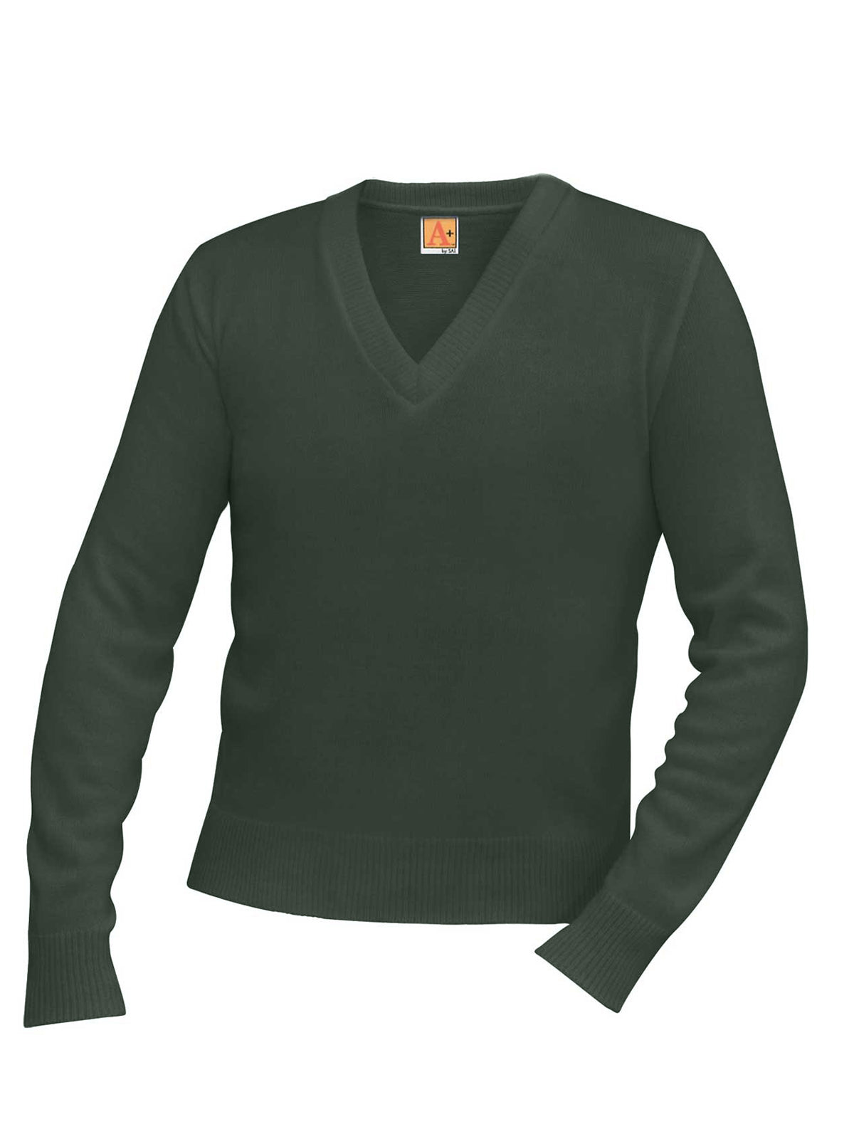 Unisex Jersey V-Neck Long-Sleeve Pullover Sweatshirt - 6500 - Spruce Green