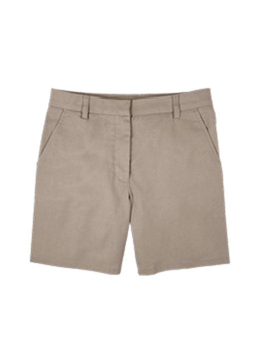Girls' 4-Pocket Emma Stretch Twill Short - 7141 - Khaki