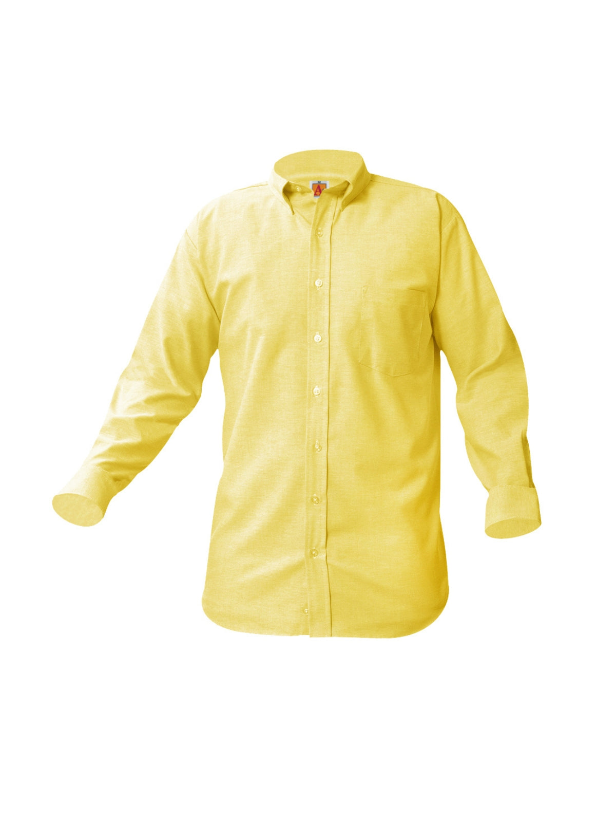 Boys' and Men's Oxford Long Sleeve Shirt - 8137 - Yellow