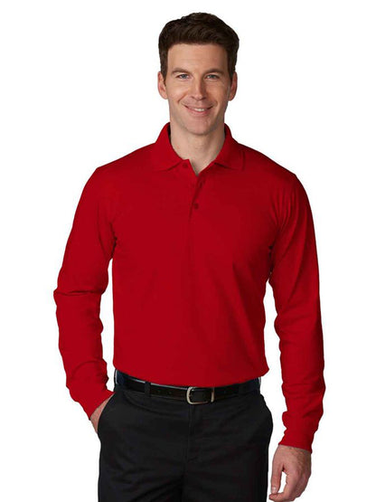 Unisex Jersey Knit Long Sleeve Shirt - 8326 - Red