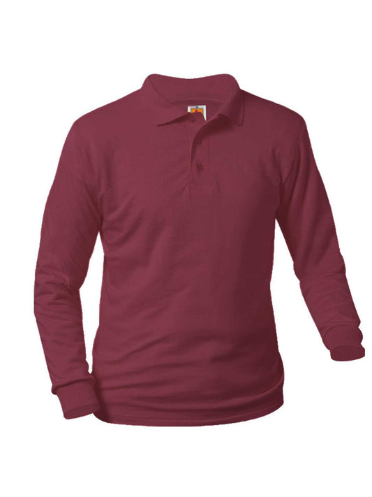 Unisex Jersey Knit Long Sleeve Shirt - 8326 - Wine