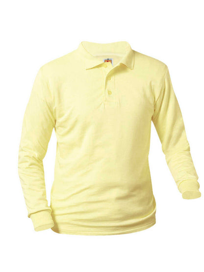 Unisex Jersey Knit Long Sleeve Shirt - 8326 - Yellow