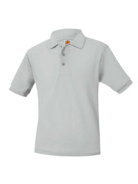 Unisex Pique Knit Short Sleeve Shirt - 8761 - Ash Grey