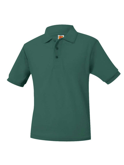 Unisex Pique Knit Short Sleeve Shirt - 8761 - Dark Green