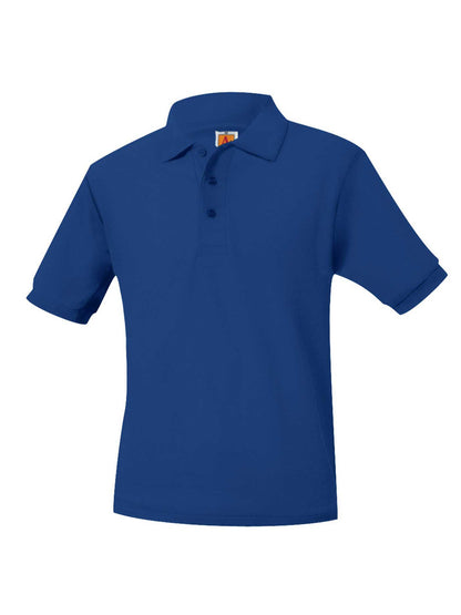 Unisex Pique Knit Short Sleeve Shirt - 8761 - Dark Royal
