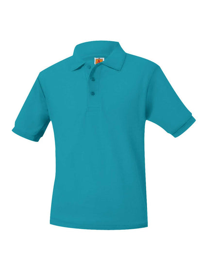 Unisex Pique Knit Short Sleeve Shirt - 8761 - Tulane Jade