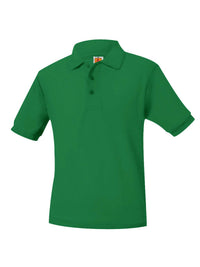 Unisex Pique Knit Short Sleeve Shirt - 8761 - Tulane Kelly Green