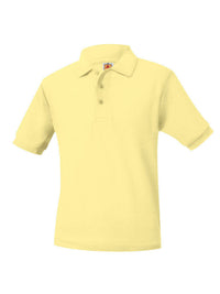 Unisex Pique Knit Short Sleeve Shirt - 8761 - Yellow