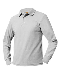 Unisex Long Sleeve Knit Shirt - 8766 - Ash Grey