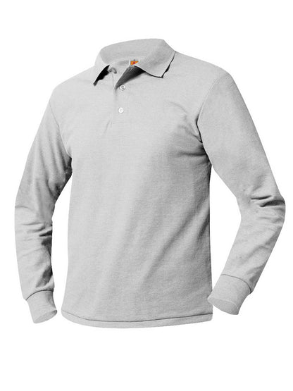 Unisex Long Sleeve Knit Shirt - 8766 - Ash Grey