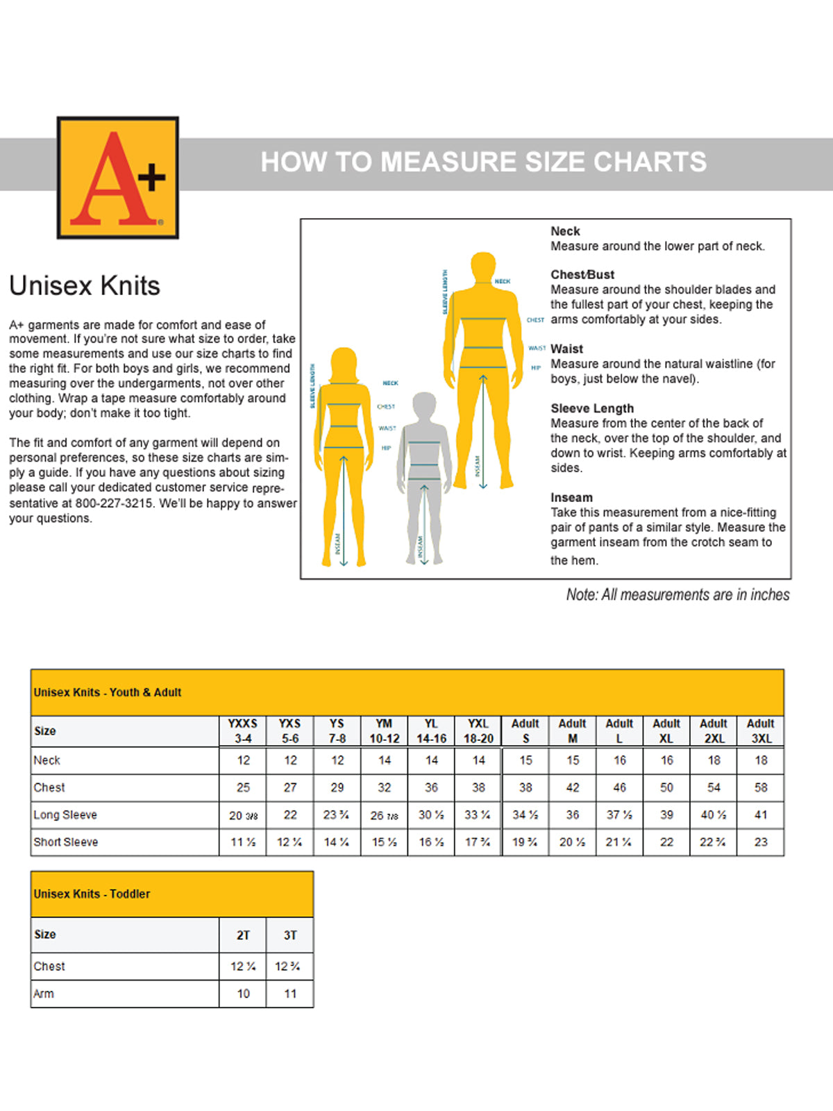 SIZECHART