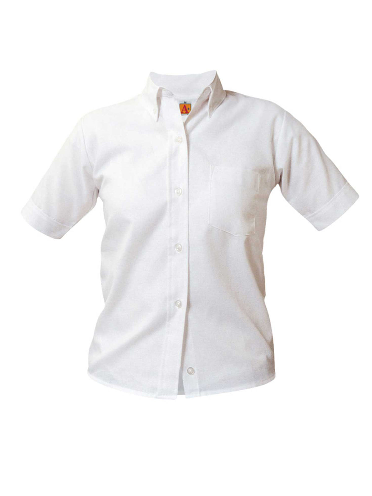 Girls' Short Sleeve Blouse - 9503 - White