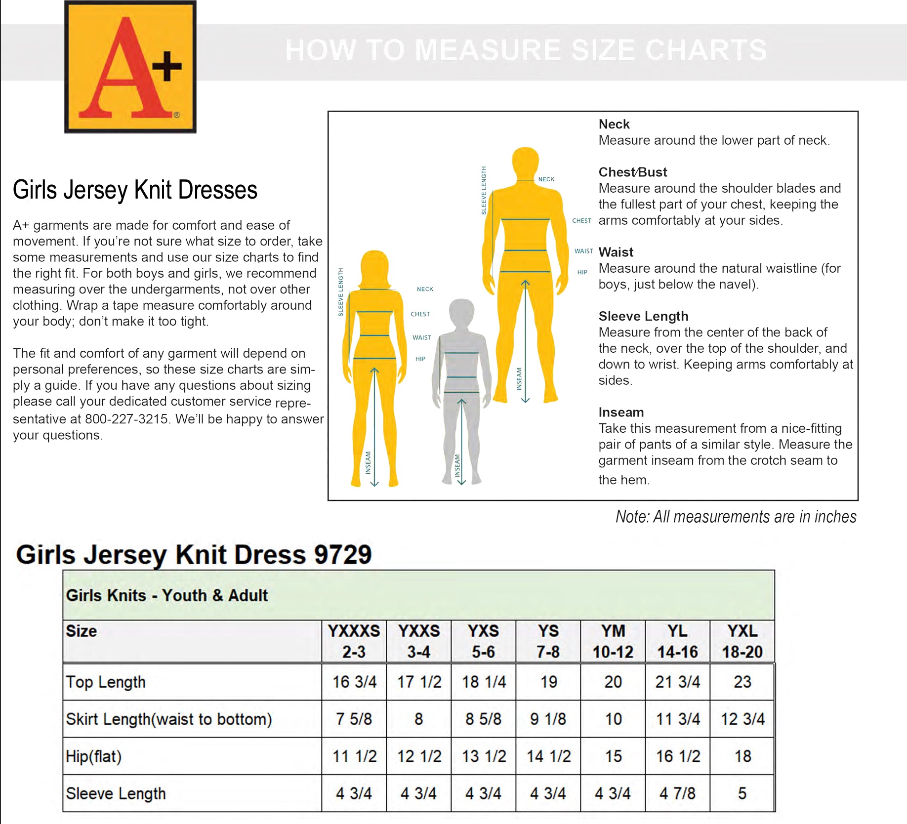 SIZECHART