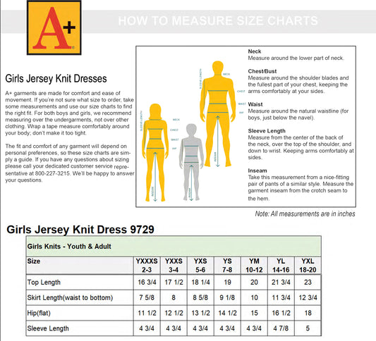 SIZECHART