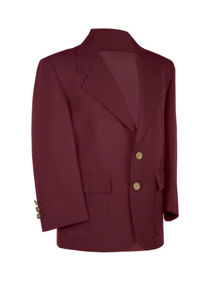 Men's 3 Pocket Single Breasted Blazer - BL0500 - Burgundy