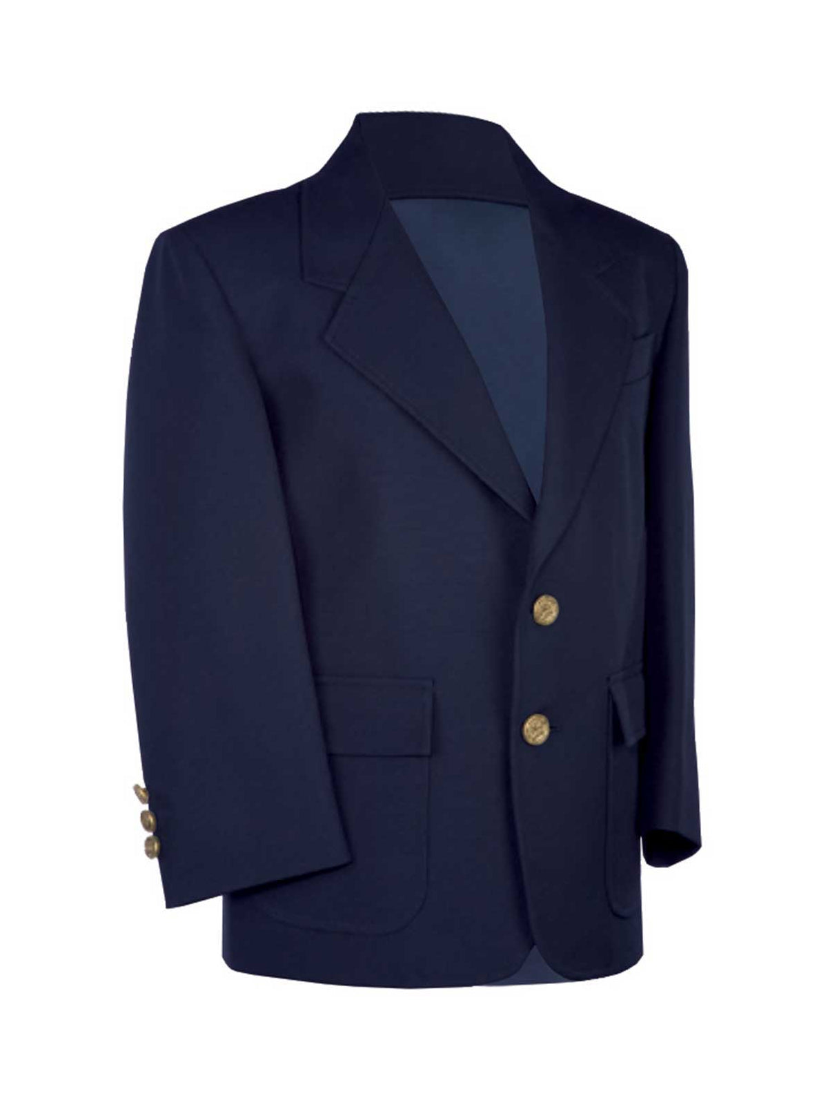 Mens 3 Pocket Single Breasted Blazer - BL0500 - Navy