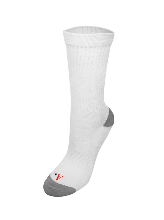 Unisex 3-Pack Crew Socks - SC77 - White