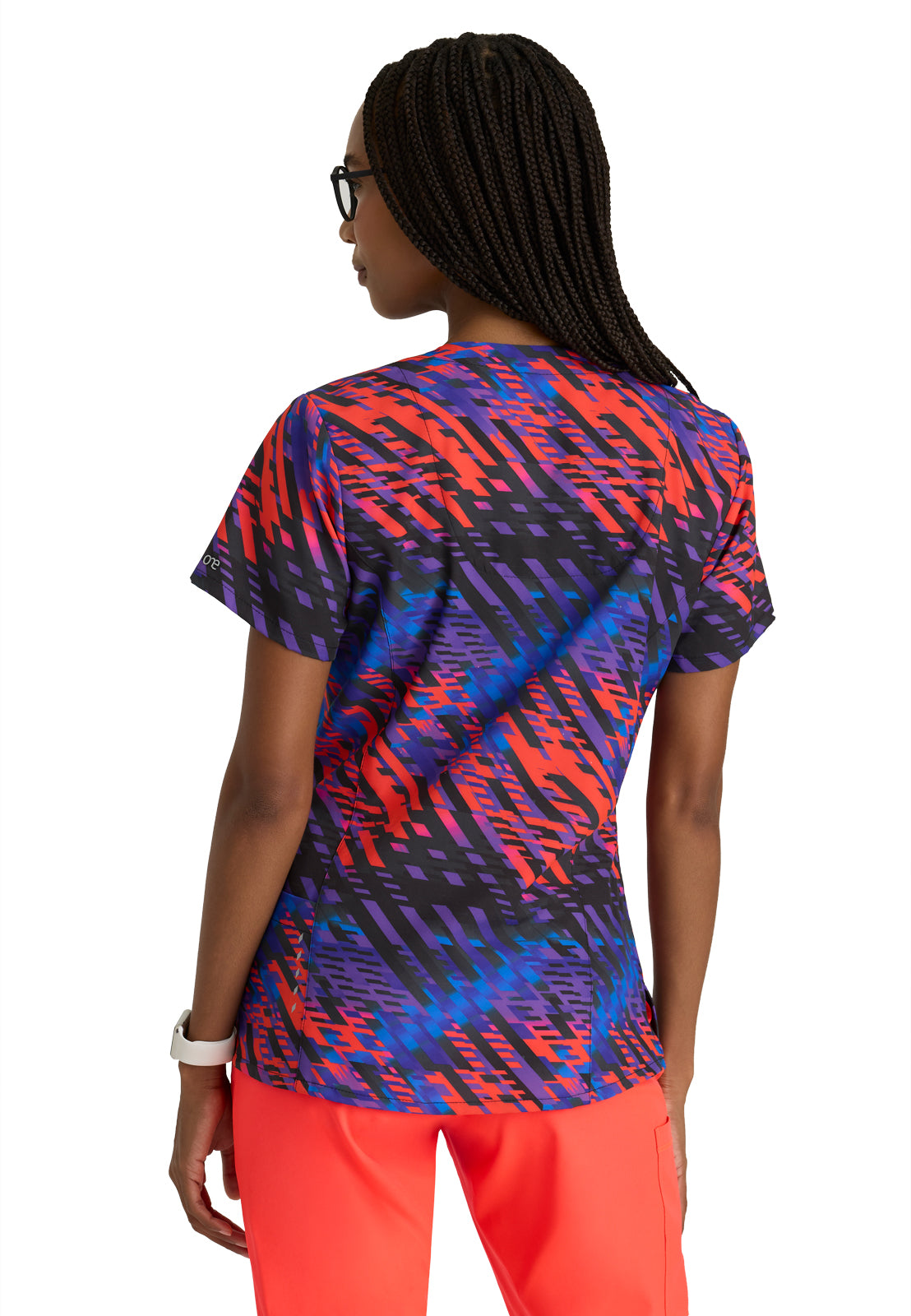 Women's V-Neck Thrive Scrub Top - 5107 - Radiant Prism