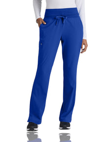 Women's Five-Pocket Fit & Flare Stride Scrub Pant - 5206 - Cobalt