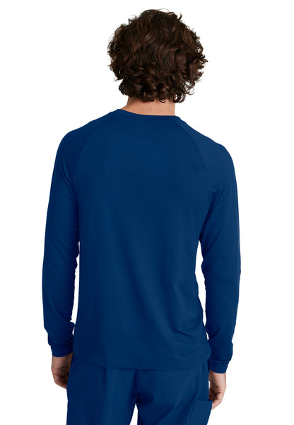 Men's Long Sleeve Surge Underscrub Tee - BOK803 - Indigo (Navy)