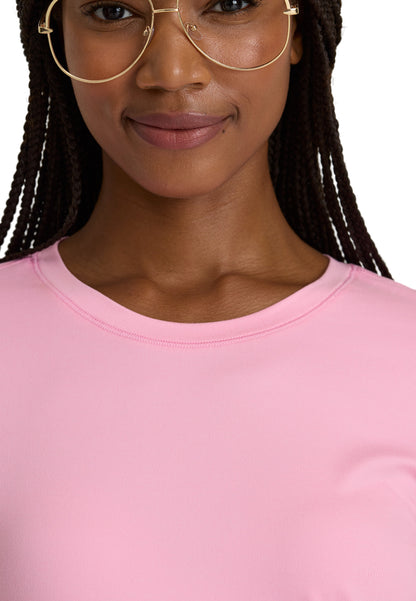 Women's Long Sleeve Accelerate Underscrub Tee - BOK804 - Fresh Carnation