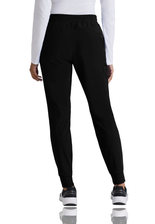 Women's Four-Way Stretch Boost Jogger Scrub Pant - BOP513 - Black