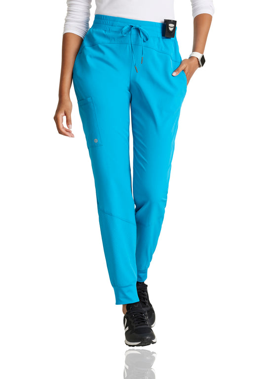 Women's Four-Way Stretch Boost Jogger Scrub Pant - BOP513 - Wave Blue