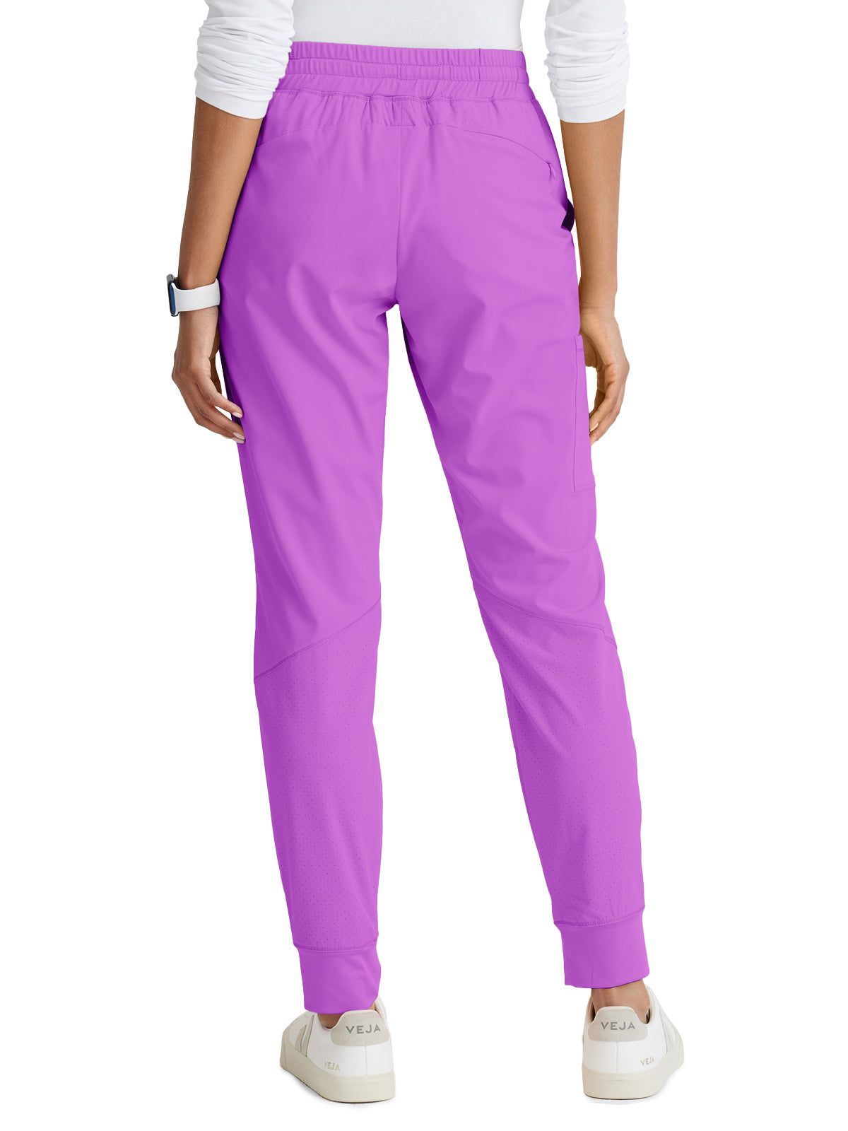 Women's Four-Way Stretch Boost Jogger Scrub Pant - BOP513 - Helio Purple