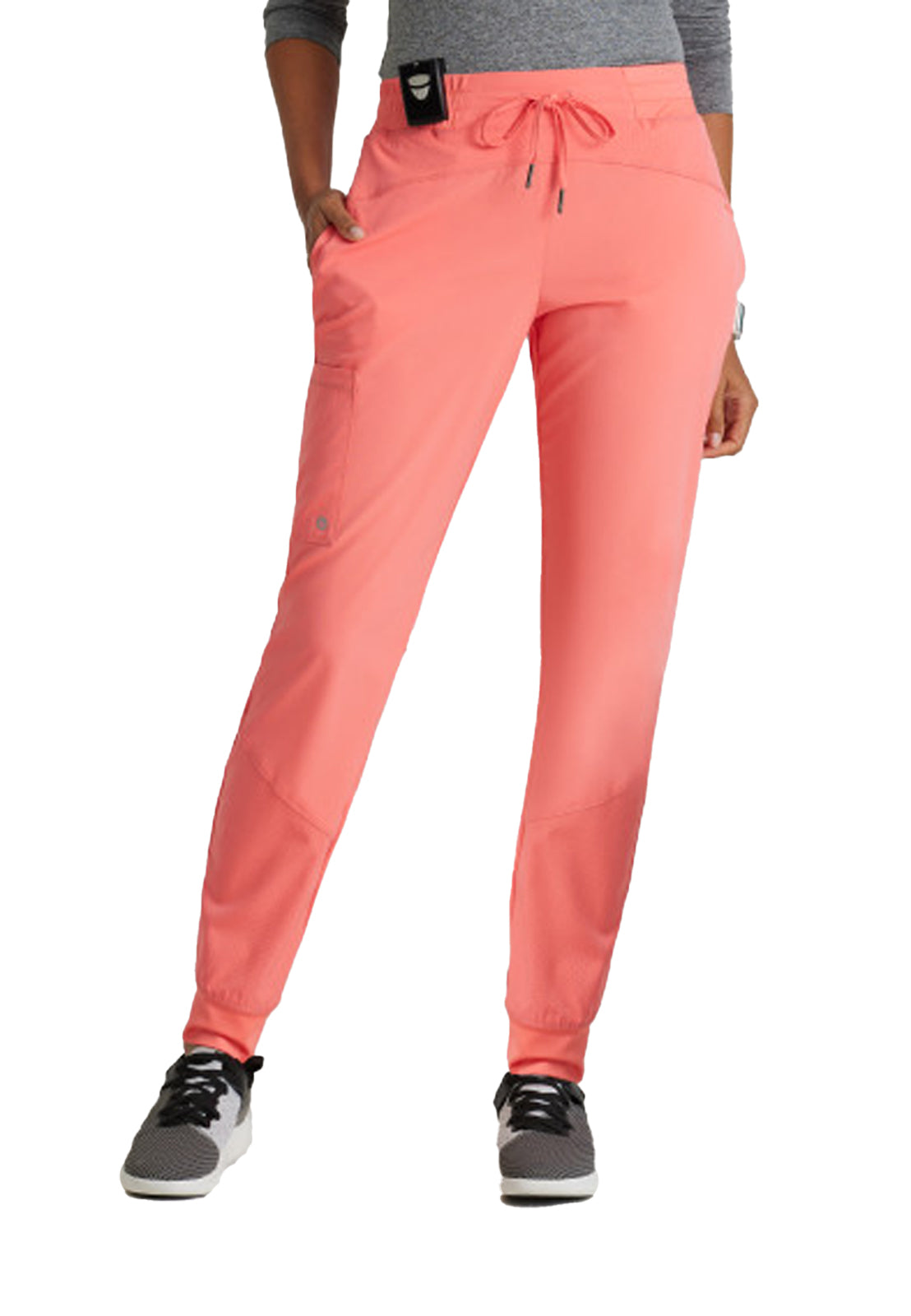 Women's Four-Way Stretch Boost Jogger Scrub Pant - BOP513 - Sunset Coral