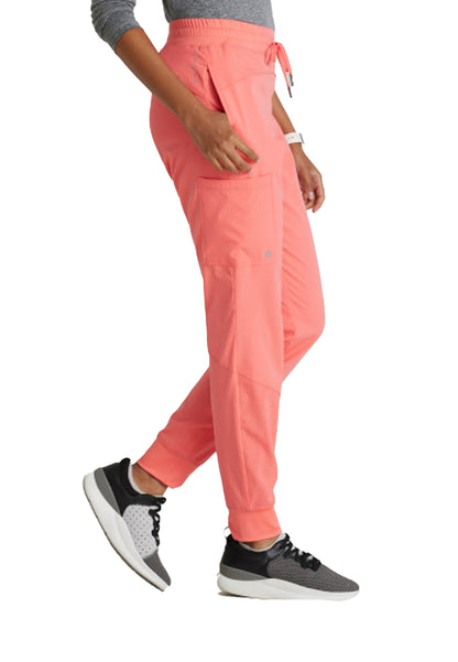 Women's Four-Way Stretch Boost Jogger Scrub Pant - BOP513 - Sunset Coral