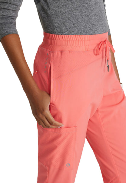 Women's Four-Way Stretch Boost Jogger Scrub Pant - BOP513 - Sunset Coral