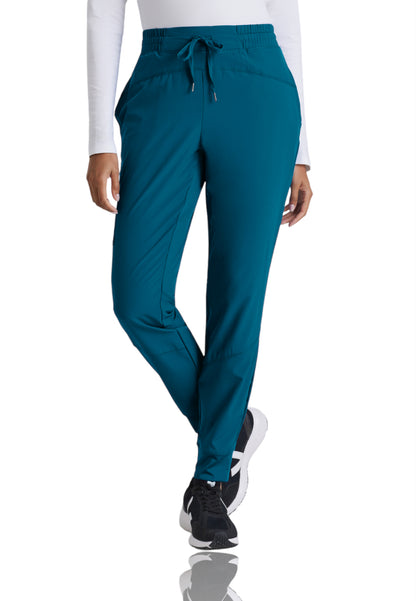 Women's Three-Pocket Mid-Rise Boost Jogger Scrub Pant - BOP513 - Bahama