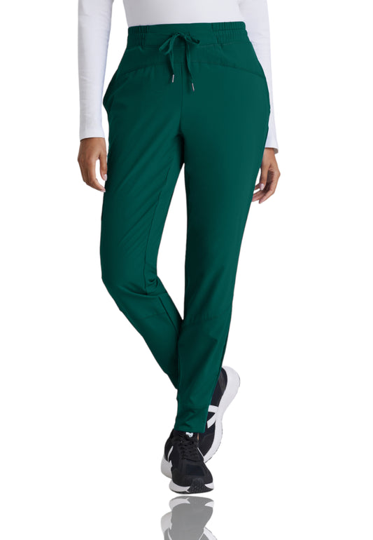 Women's Four-Way Stretch Boost Jogger Scrub Pant - BOP513 - Hunter Green