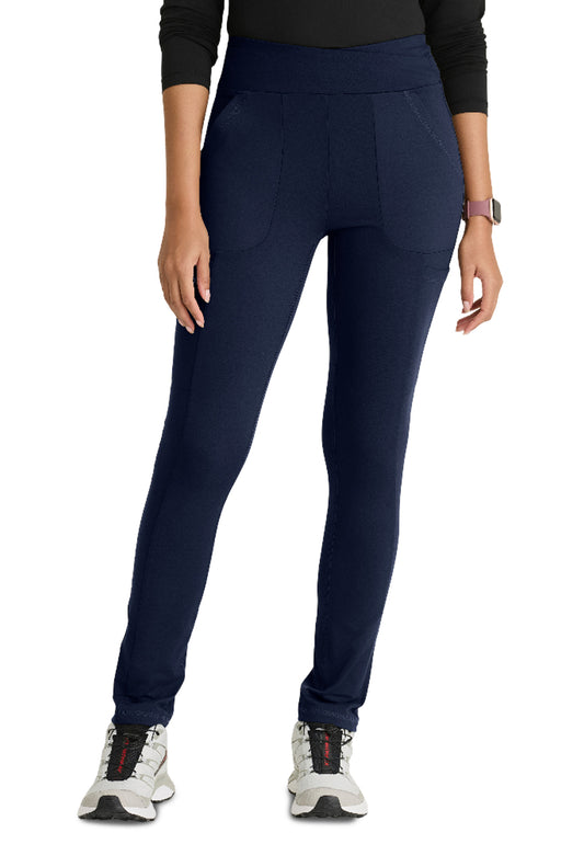 Women's Six Pocket Strive Slim Fit Scrub Pant - BOP700 - Indigo (Navy)