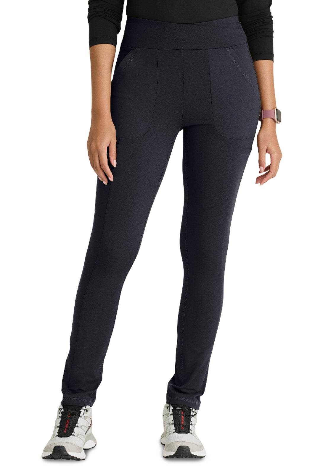 Women's Six Pocket Strive Slim Fit Scrub Pant - BOP700 - Steel