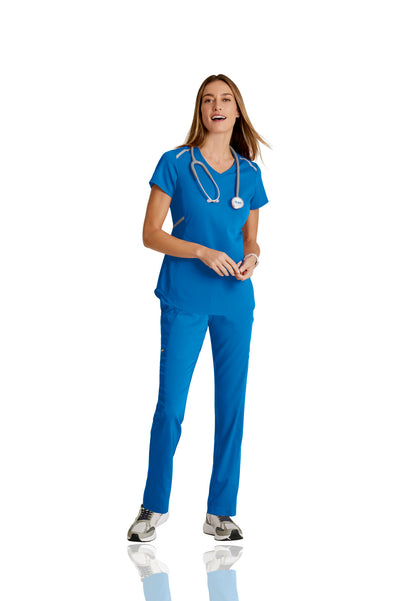 Women's Range Scrub Pant - GIP648 - New Royal