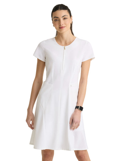 Women's Three-Pocket A-Line Aria Dress - GRGD971 - White