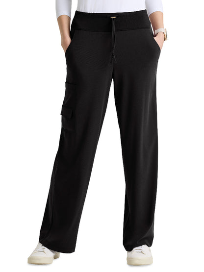 Women's Six-Pocket Aria Cargo Pant - GRGP741 - Black