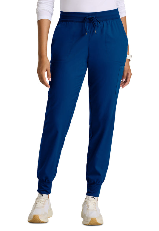 Six Pocket Jersey Knit Waistband Finley Pant - GRP689 - Indigo (Navy)