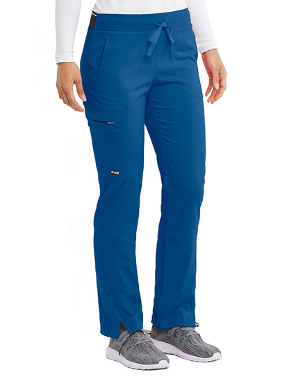 Women's Three-Pocket Kim Scrub Pant - GRSP500 - New Royal
