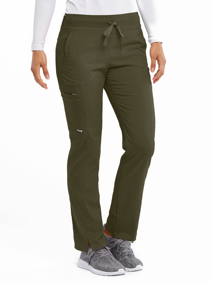 Women's Three-Pocket Kim Scrub Pant - GRSP500 - Olive