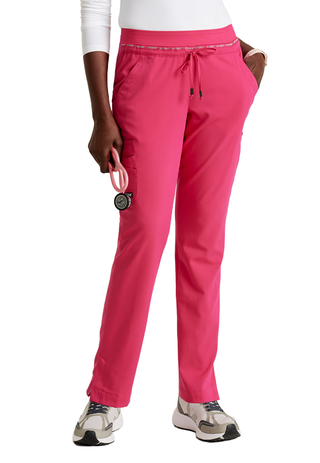 Women's 7-Pocket Serena Pant - GRSP526 - Vibrance Pink